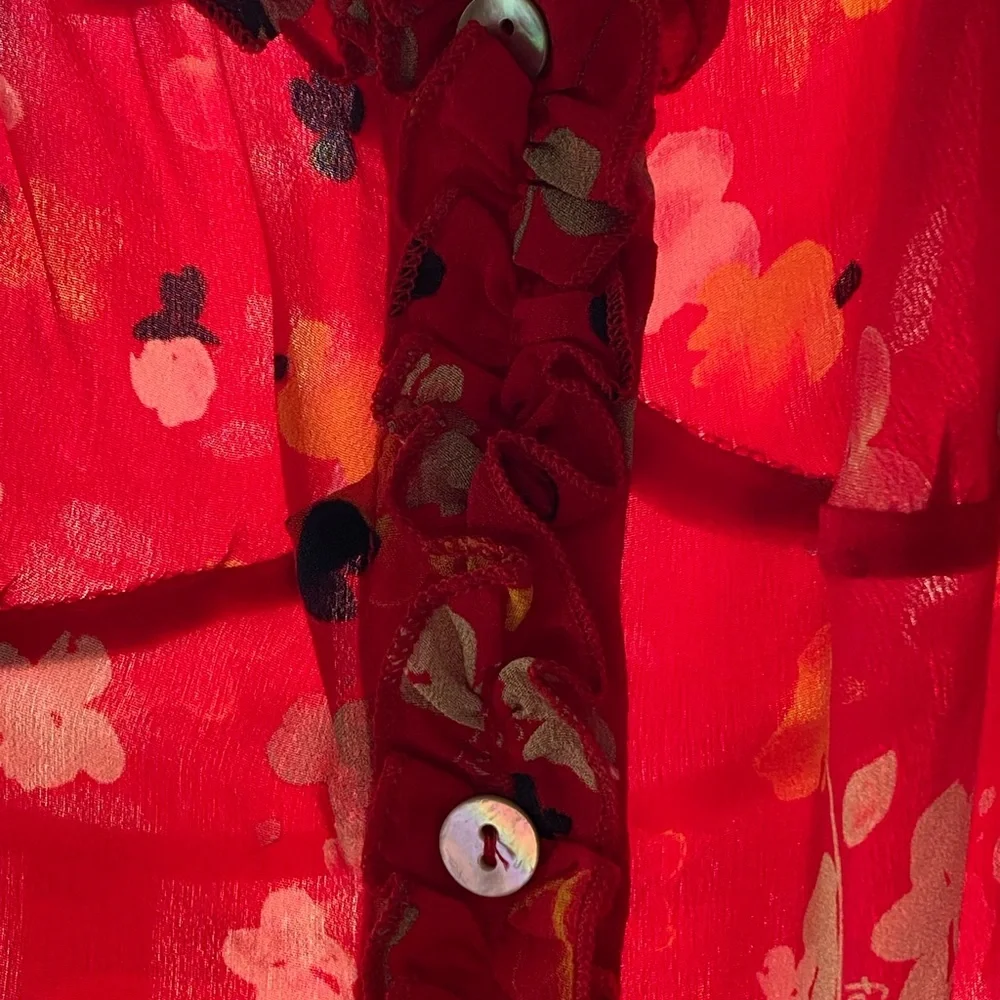 Réalisation Par Juliet Rouge Fleur Dress size Small - Picture 11 of 16